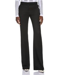 McQueen - Wool Barathea Bootcut Leg Pants - Lyst