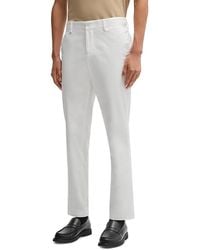 BOSS - Genius Stretch Cotton Slim Fit Dress Pants - Lyst