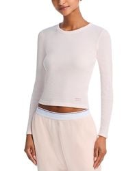 Alexander Wang - Cotton Long Sleeve Tee - Lyst
