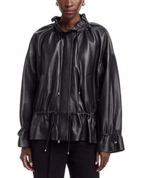 3.1 Phillip Lim - Leather Cinched Parka Jacket - Lyst