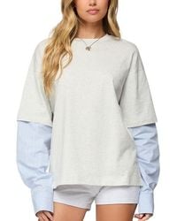 Edikted - Tailor Oversized Layered Top - Lyst