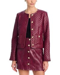 Cinq À Sept - Brooke Faux Leather Jacket - Lyst
