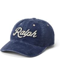 Polo Ralph Lauren - The Ralph Logo Corduroy Ball Cap - Lyst