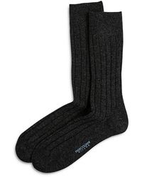 Marcoliani - Cashmere Ribbed Dress Socks - Lyst