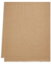 Ferragamo - Monogram Silk & Wool Scarf - Lyst