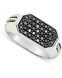 Lagos - Anthem Two Tone Octagon Diamond Ring - Lyst
