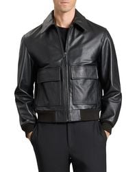 Ted Baker - Whistler Leather Jacket - Lyst