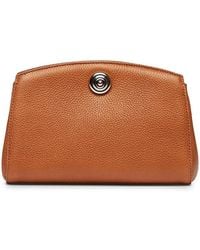 Liffner - Small Pushlock Leather Clutch - Lyst