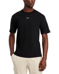 HUGO - Dapolino Small Logo Print Tee - Lyst