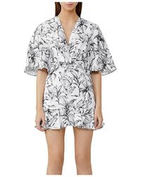 reiss sienna reef print dress