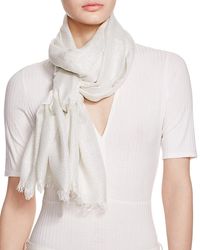 V. Fraas - Fraas Solid Metallic Scarf - Lyst