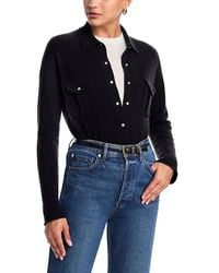 C by Bloomingdale's Cashmere - Cashmere Polo Sweater - Lyst