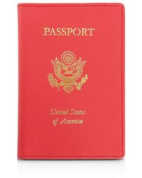 ROYCE New York - Leather Rfid-Blocking-Accented U. S. Passport Case - Lyst
