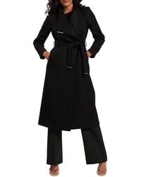 Ted Baker - Rosell Wool Blend Wrap Coat - Lyst