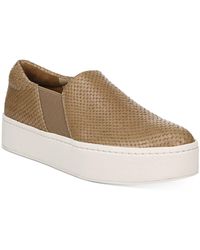 vince women's warren slip on platform sneaker