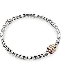 Fope - 18K, & Rose Eka Flex'It Bracelet - Lyst