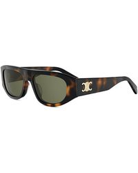 Celine - Triomphe Square Sunglasses, 55Mm - Lyst