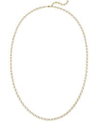 Temple St. Clair - 18k Yellow Gold Extra-small Oval Link Necklace Chain/18 - Lyst