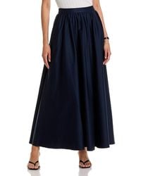 French Connection - Sateen Weave Cotton Maxi Skirt - Lyst