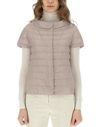 Herno - Emelia Cap Sleeve Puffer Jacket - Lyst