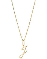 Ana Luisa - Solid Script Letter Necklace - Lyst