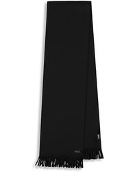 BOSS - Albas Wool Raschel Knit Scarf - Lyst