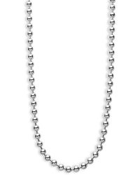 Lagos - Sterling Caviar Beaded Necklace, 16-18 - Lyst