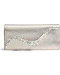 Alexis - Crystal Curve Side Handle Clutch - Lyst