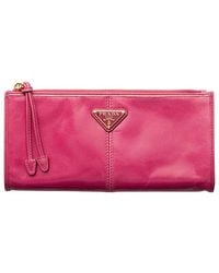 Prada - Leather Pouch - Lyst