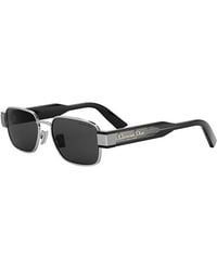 Dior - Christian Label S2U Rectangular Sunglasses, 54Mm - Lyst