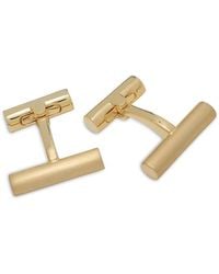 Link Up - Two Tone Rhodium Plated Bar Cufflinks - Lyst