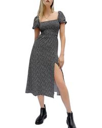 french connection midi shirt floral bloom dress