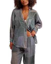 Free People - Night After Night Pajama Shirt - Lyst