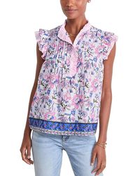 Vineyard Vines - Thalia Flutter Sleeved Top - Lyst