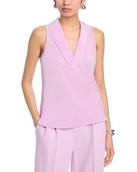 BOSS - Bolaru Silk Sleeveless Top - Lyst