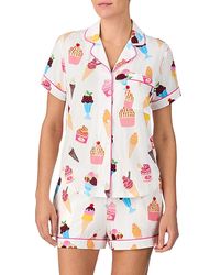 Kate Spade - Jersey Boxer Pajama Set - Lyst