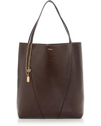Chloé - Spin Large Leather Tote - Lyst