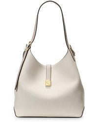 Kate Spade - Deco Color Blocked Pebbled Leather Medium Shoulder Bag - Lyst