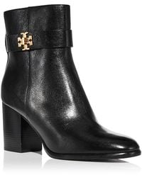 Tory Burch - T Lock High Heel Ankle Boots - Lyst