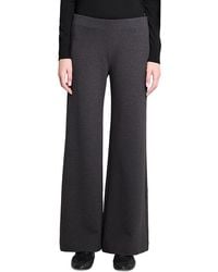 Theory - Wool Blend Knit Flare Pants - Lyst