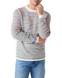Robert Talbott - Hilton Multi Stripe Rollneck Sweater - Lyst