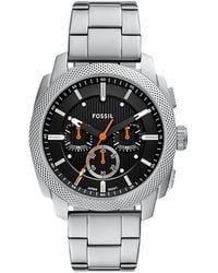 Fossil - Machine Chronograph Stainless Steel Watch, 44Mm - Lyst