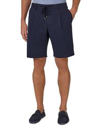 BOGGI - Cotton Stretch Drawstring Bermuda Shorts - Lyst