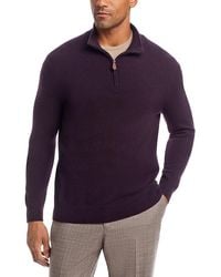 Bloomingdale's - The Store At Bloomingdale's Cashmere Half - Zip Sweater - Lyst