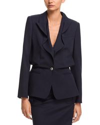 McQueen - Folded Lapel Single Breasted Jacket - Lyst