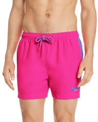 BRAND NEW GENUINE SUPERDRY MENS BEACH VOLLEY SWIM SHORTS SUNBLAST PINK SIZE 2XL