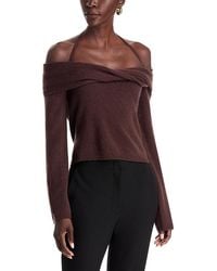Jonathan Simkhai - Cambria Wool And Cashmere Off-The-Shoulder Top - Lyst