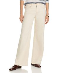 L'Agence - Alicent High Rise Sneaker Wide Leg Jeans - Lyst