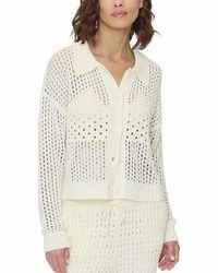 Central Park West - Evie Open Stitch Polo - Lyst