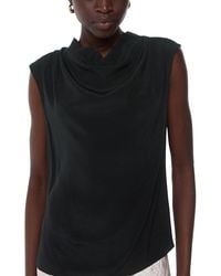 Whistles - Crinkle Sleeveless Tank Top - Lyst